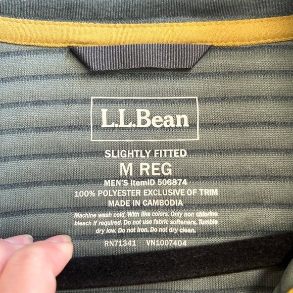 L.L. Bean Airlight Knit Pullover Sweatshirt Size Men's Med Gorpcore Hiking Cozy - Picture 7 of 7